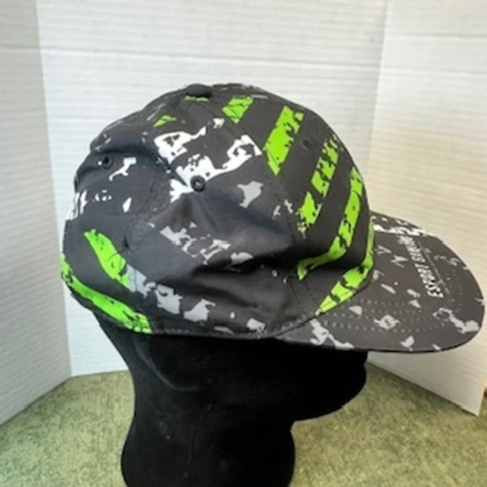 ESX‎ 360 Esports Pro-Wear Gaming Hat Youth Snapback Black Neon Green 46ESA0002